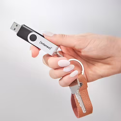 Intenso Memoria USB Office Line, 128 GB, USB-A, 3.2 Gen 1x1, negro-plata | 3543491 | 4034303036394 imagen 7