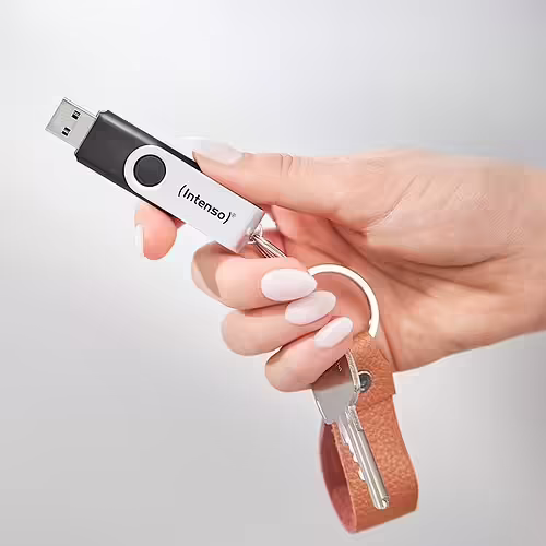 Intenso Memoria USB Office Line, 32 GB, USB-A, 3.2 Gen 1x1, negro-plata | 3543480 | 4034303036332 imagen 7