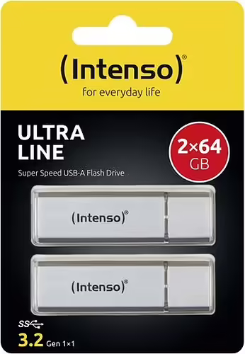 Intenso Ultra Line 2 x 64GB unidad flash USB USB tipo A 3.2 Gen 1 (3.1 Gen 1) Pl | 3531494 | 4034303031955 imagen 2