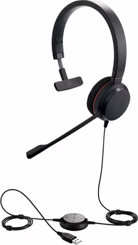Jabra Evolve 20 UC Mono Auriculares Diadema Negro | 4993-829-209 | 5706991017007 imagen 2