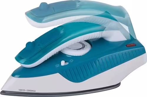 JATA JEPL2810 plancha Plancha a vapor Suela de cerámica 1000 W Turquesa, Blanco | 8421078037101 imagen 2