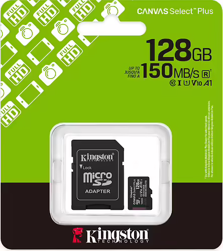 Kingston Micro SDXC 128Gb + Adaptador SD (SDCS3/128GB) | 0740617348453 imagen 5