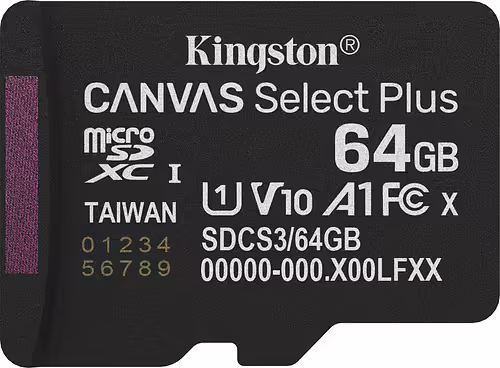 Kingston Micro SDXC 64Gb + Adaptador SD (SDCS3/64GB) | 0740617348408 imagen 3