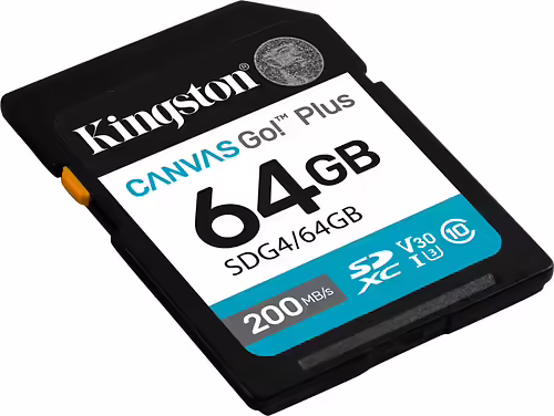Kingston Technology Canvas Go! Plus 64GB SDXC Canvas Go Plus Gen4 200MB/s C10 UH | 740617347678 imagen 2