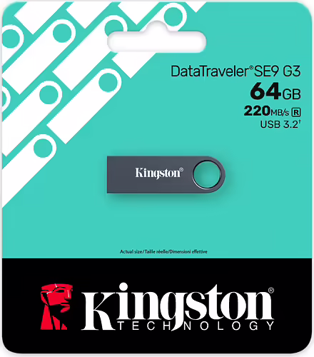 Kingston Technology DataTraveler 64 GB SE9 G3 - Níquel oscuro | KE-U2X64-1AC | 740617343465 imagen 4