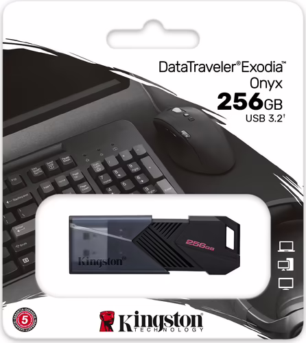 Pendrive Kingston Exodia Onyx 256Gb USB-A (DTXON/256GB) | 0740617332674 imagen 6
