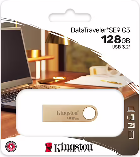 Kingston Technology DataTraveler SE9 G3 unidad flash USB 128 GB USB tipo A 3.2 G | DTSE9G3/128GB | 0740617341225 imagen 5