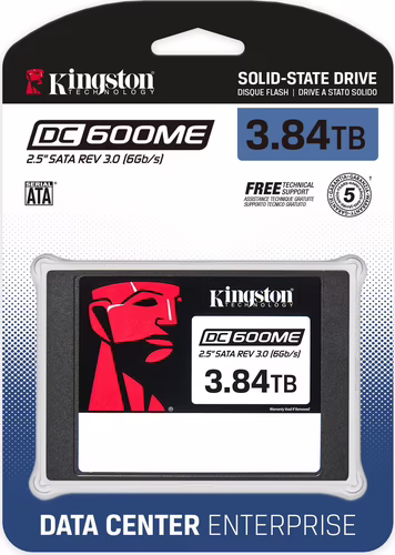 Kingston Technology Disco SSD DC600ME SATA Enterprise (uso mixto) de 2,5? y 3840 | SEDC600ME/3840G | 0740617347319 imagen 3