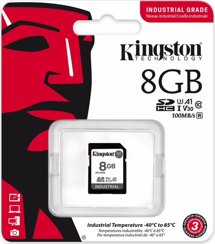 Kingston Technology Industrial 8 GB SDXC UHS-I Clase 10 | SDIT/8GB | 0740617335484 imagen 3
