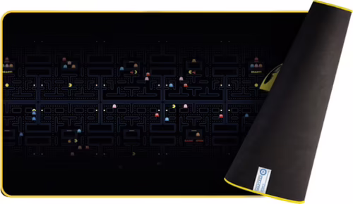 Konix PacMan Alfombrilla de ratón para juegos Negro, Azul, Amarillo | 82541120980 | 3328170294652 imagen 2