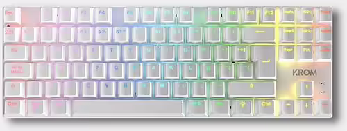 Krom NXKROMKLASS teclado Ratón incluido Juego USB QWERTY Inglés Blanco | 8436587975752 imagen 4