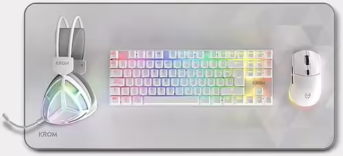 Krom NXKROMKLASS teclado Ratón incluido Juego USB QWERTY Inglés Blanco | 8436587975752 imagen 9