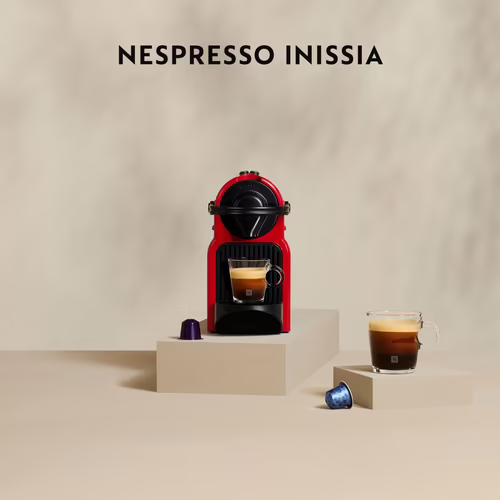 Krups Inissia XN1005 Ruby Red Pod coffee machine 0,7 L | XN 1005 | 0010942216476 imagen 4