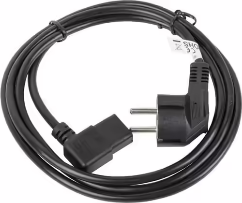 Lanberg CA-C13C-12CC-0018-BK cable de alimentación Negro 2 m C13 acoplador CEE7 | 5901969409741 imagen 2