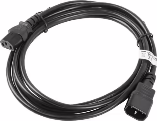 Lanberg CA-C13E-11CC-0030-BK cable de alimentación Negro 3 m C13 acoplador C14 | 5901969409840 imagen 2