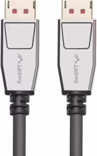Lanberg CA-DPDP-20CU-0010-BK cable DisplayPort 1 m Negro, Plata | 5901969428988 imagen 2