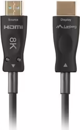 Lanberg CA-HDMI-30FB-0500-BK cable HDMI 50 m HDMI tipo A (Estándar) Negro | 5901969437553 imagen 2