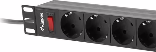 Lanberg PDU-09F-0300-BK unidad de distribución de energÍ­a (PDU) 9 salidas AC | 5901969428261 imagen 3