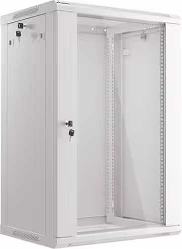 Lanberg WF01-6418-10S armario rack 18U Bastidor de pared Gris | 5901969403220 imagen 7