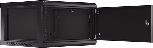 Lanberg WF01-6606-00B armario rack 6U Bastidor de pared Negro | 5901969430097 imagen 3