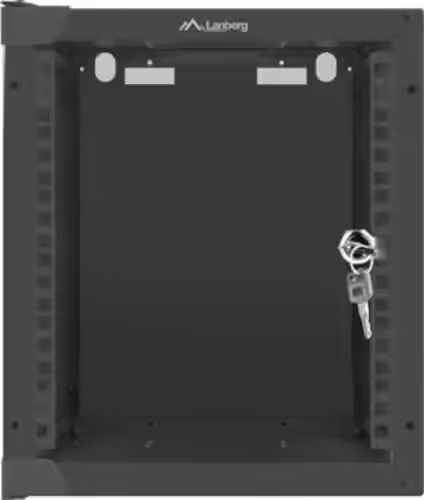 Lanberg WF10-2306-10B armario rack 6U Bastidor de pared Negro | 5901969416916 imagen 6