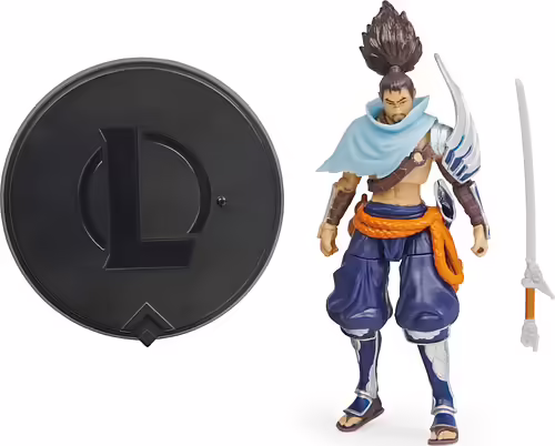League of Legends , figura coleccionable de Yasuo de 10,2 cm con detalles de gra | 778988384992 imagen 5