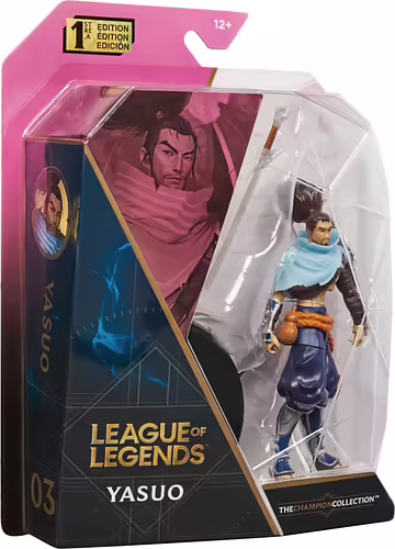 League of Legends , figura coleccionable de Yasuo de 10,2 cm con detalles de gra | 778988384992 imagen 7