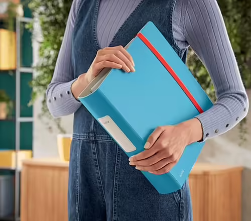 Leitz 10380061 carpeta Poliespuma Azul A4 | 4002432125159 imagen 3