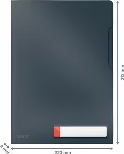 Leitz 47080089 Carpeta polipropileno (PP) A4 negro | 4002432125777 imagen 4