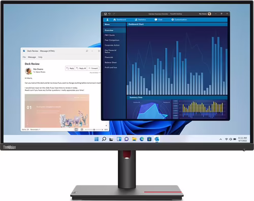Lenovo ThinkVision T27p-30 68,6 cm (27``) 3840 x 2160 Pixeles 4K Ultra HD LED Ne | 63A9GAT1EU | 0196380977527 imagen 3