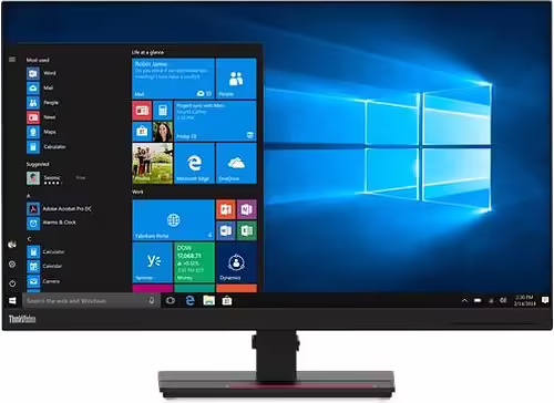 Lenovo ThinkVision T27q-20 Monitor 27p quad hd negro | 61EDGAT2EU | 0193638970255 imagen 2