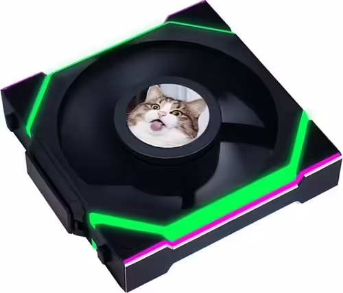 Lian Li UNI FAN SL Wireless LCD 120 Carcasa del ordenador Ventilador 12 cm Negro | 12SLLCD1W1B | 4718466016775 imagen 4