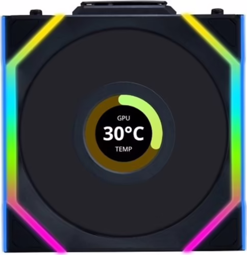 Lian Li UNI FAN SL Wireless LCD 120 Reverse Blade Carcasa del ordenador Ventilad | G99.12RSLLCD1W3B.00 | 4718466016836 imagen 2