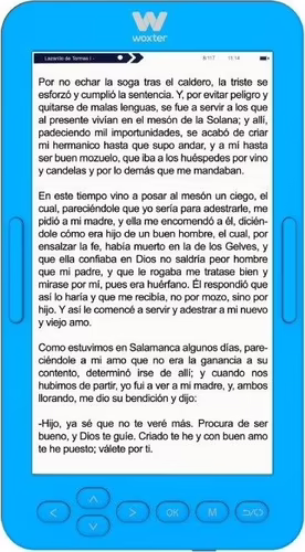Libro Electrónico Ebook Woxter Scriba 195 S/ 4.7``/ Tinta Electrónica/ Azul | EB26-070 | 8435089035452 imagen 2