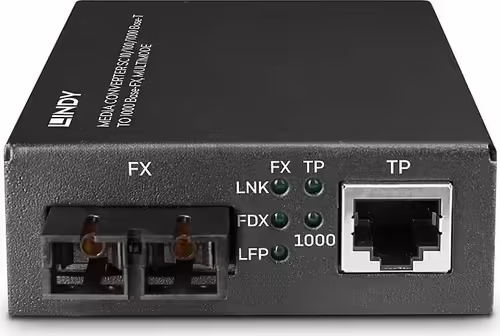 Lindy 25119 convertidor de medio 850 nm Multimodo Negro | 4002888251198 imagen 3