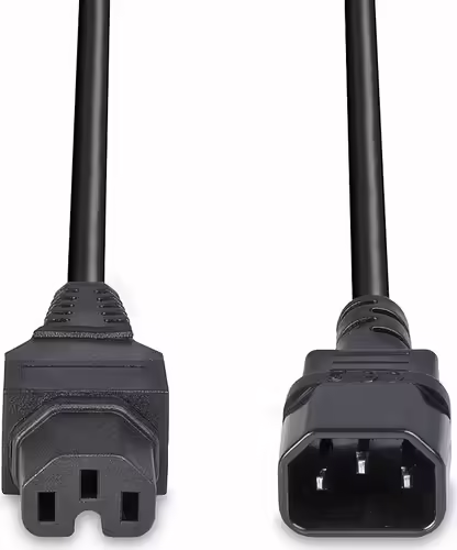 Lindy 30314 cable de transmisión Negro 2 m C14 acoplador C15 acoplador | LINDY30314 | 4002888303149 imagen 4