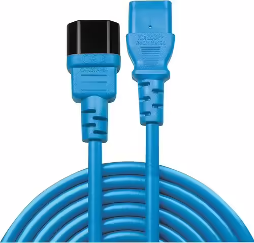 Lindy 30470 cable de transmisión Azul 0,5 m C14 acoplador C13 acoplador | LINDY30470 | 4002888304702 imagen 2