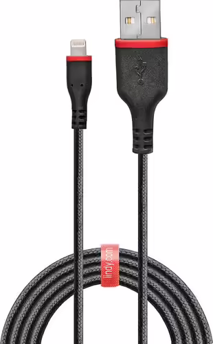 Lindy 31291 cable de conector Lightning 1 m Negro | 4002888312912 imagen 2