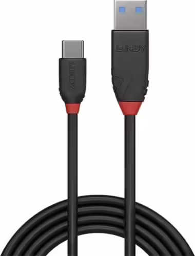 Lindy 36916 cable USB 1 m USB 3.2 Gen 1 (3.1 Gen 1) USB A USB C Negro | LINDY36916 | 4002888369169 imagen 2