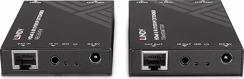 Lindy 38398 extensor audio/video Transmisor y receptor de señales AV Negro | 4002888383981 imagen 3