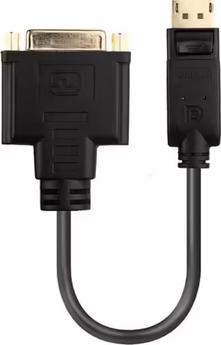 Lindy 41004 adaptador de cable de vÍdeo 0,15 m DisplayPort DVI-D Negro | LINDY41004 | 4002888410045 imagen 2