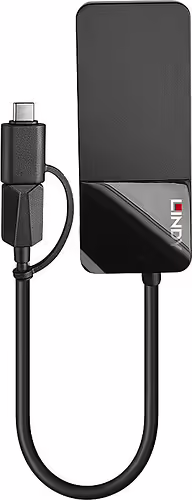 Lindy 43354 hub de interfaz USB 3.2 Gen 1 (3.1 Gen 1) Type-A + Type-C Negro | LINDY43354 | 4002888433549 imagen 5