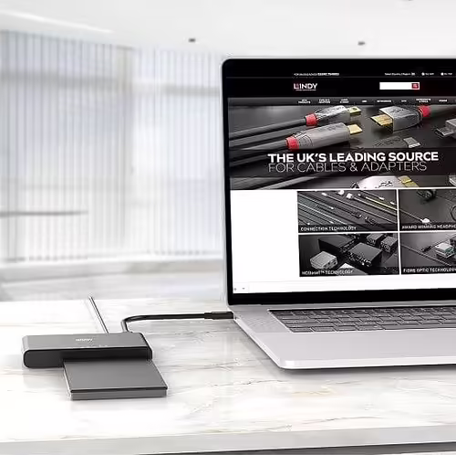 Lindy 43359 base de conexión para disco duro USB 3.2 Gen 2 (3.1 Gen 2) Type-C N | LINDY43359 | 4002888433594 imagen 5