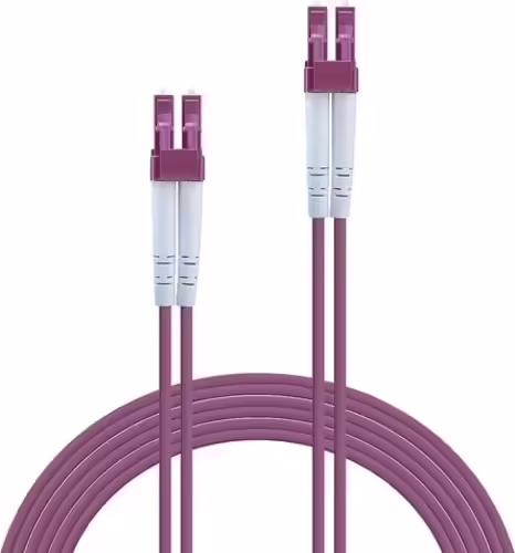 Lindy 46344 cable de fibra optica 10 m LC OM4 Rosa | LINDY46344 | 4002888463447 imagen 2