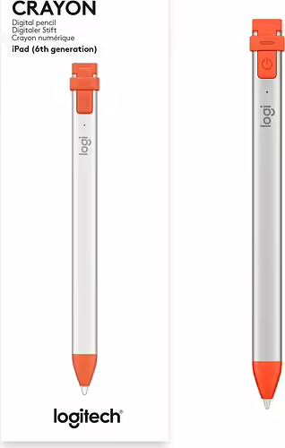 Logitech 914-000046 lápiz digital 20 g Naranja, Plata | 5099206082434 imagen 2