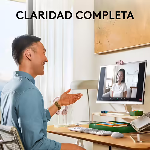 Logitech Brio 100 cámara web 2 MP 1920 x 1080 Pixeles USB Rosa | MGS0000019341 | 5099206113282 imagen 2