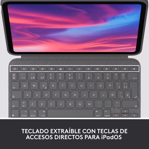 Logitech Funda con Teclado retroiluminado con trackpad para iPad Decima generaci | 920-011439 imagen 3