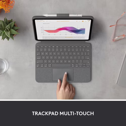 Logitech Funda con Teclado retroiluminado con trackpad para iPad Decima generaci | 920-011439 imagen 4