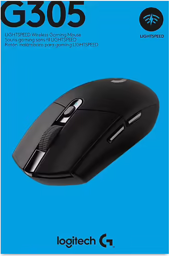 Logitech G G305 ratón mano derecha RF inalámbrico Í“ptico 12000 DPI negro | 910-005283 | 5099206077836 imagen 2