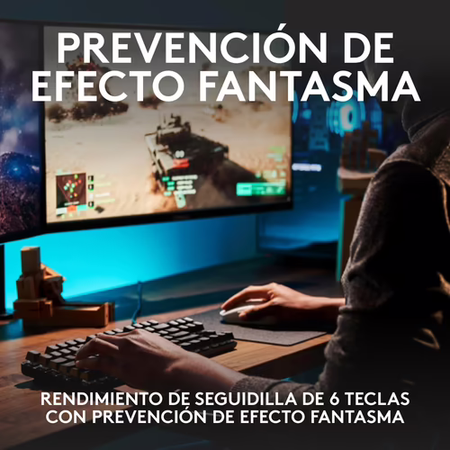 Logitech G G413 TKL SE teclado USB QWERTY Español Negro | 920-010559 | 5099206098435 imagen 5